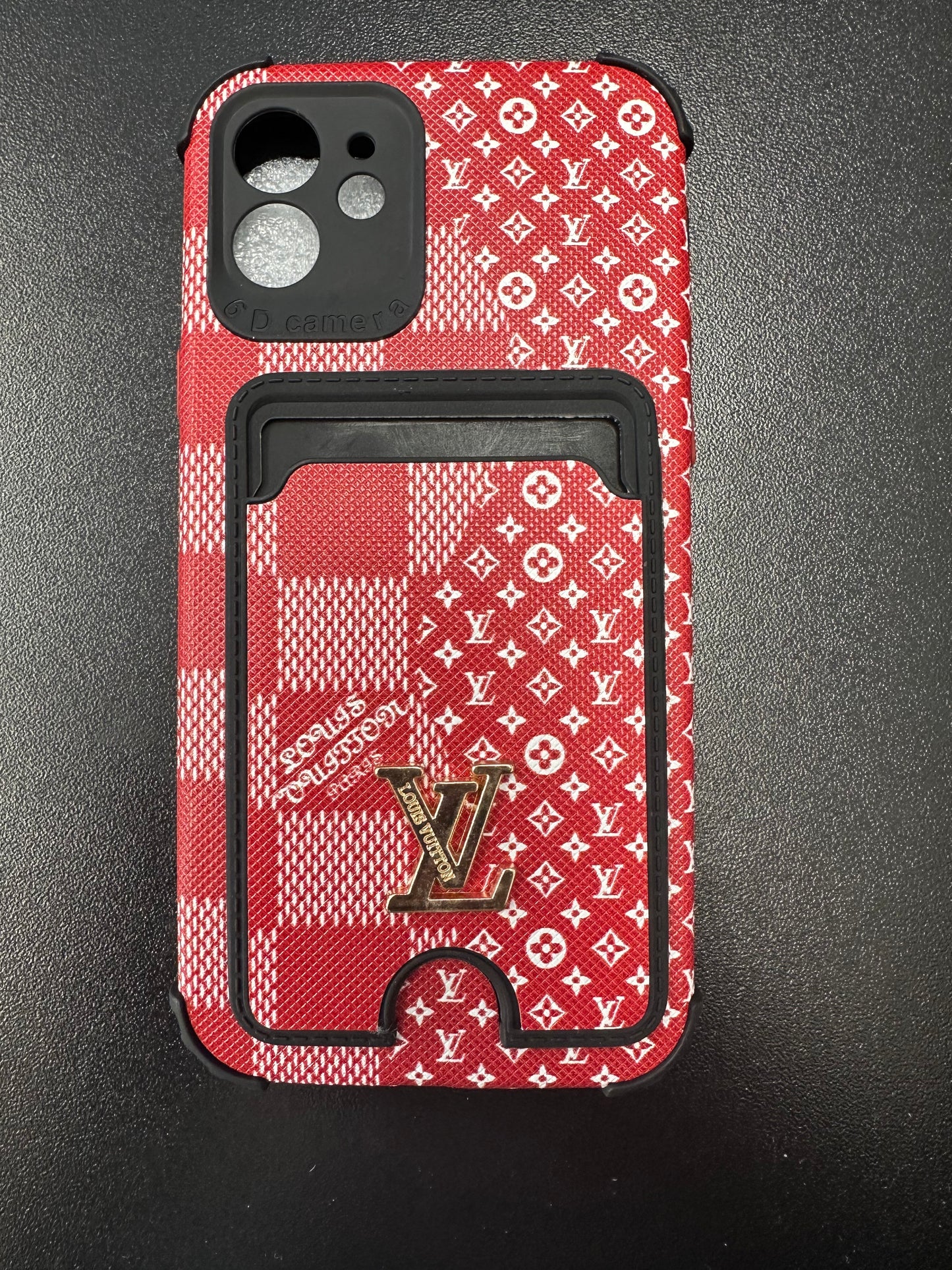 Louis Vuitton red case for iPhone 12