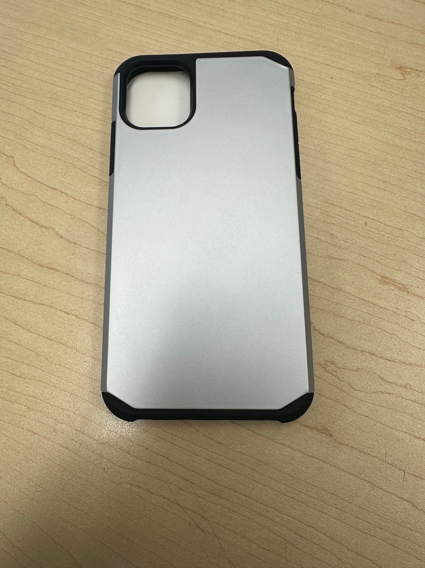 iPhone 11 Pro Max Slim Armor matte silver case 