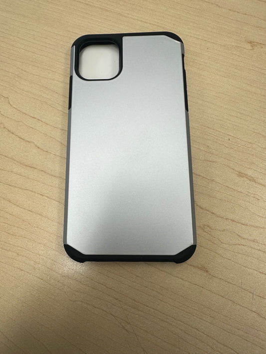iPhone 11 Pro Max Slim Armor matte silver case 