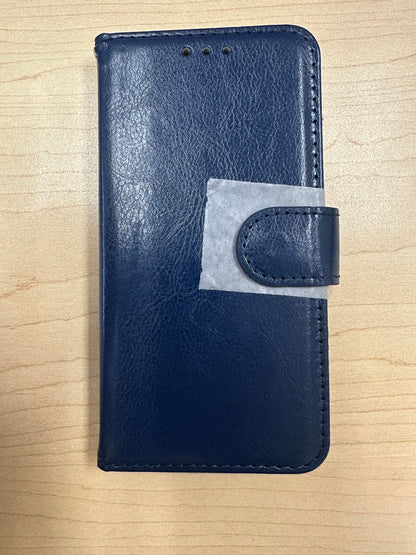 navy blue leather wallet case iPhone 7/8/SE