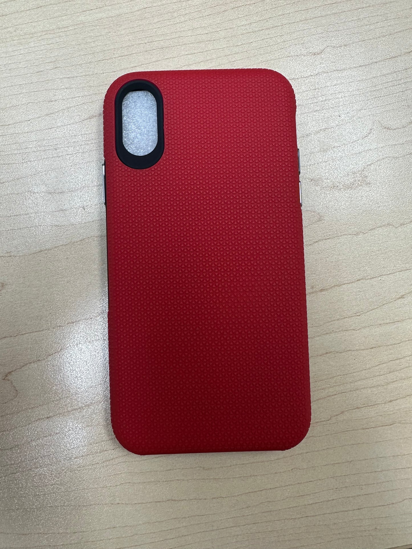 Red dotted case for iPhone XS
