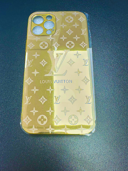 Louis Vuitton gold case for iPhone 12 & 12 Pro