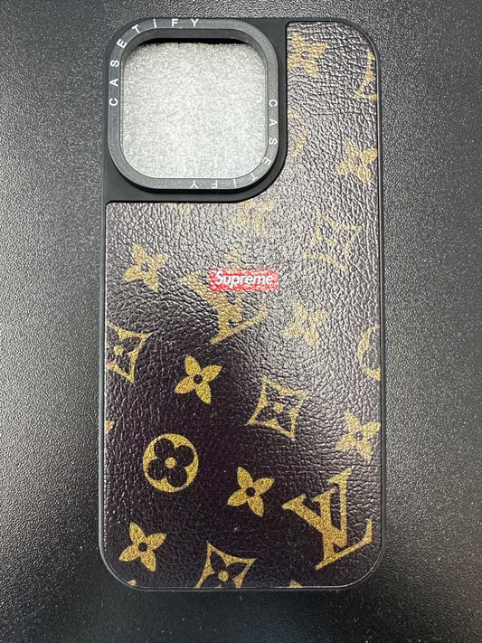 Supreme brown case for iPhone 14 Pro